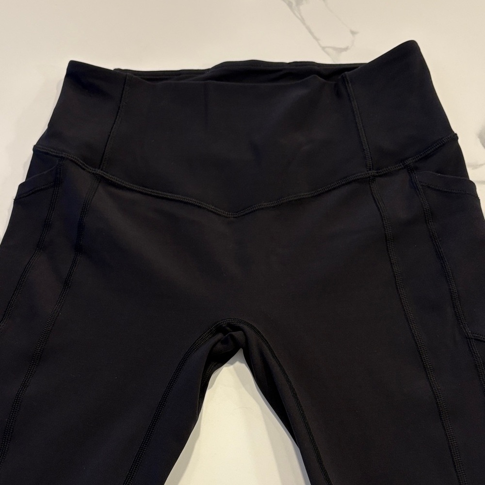 Lululemon All the Right Places Crop II ~ 6 ~ Black ~ 23” - Picture 3 of 11